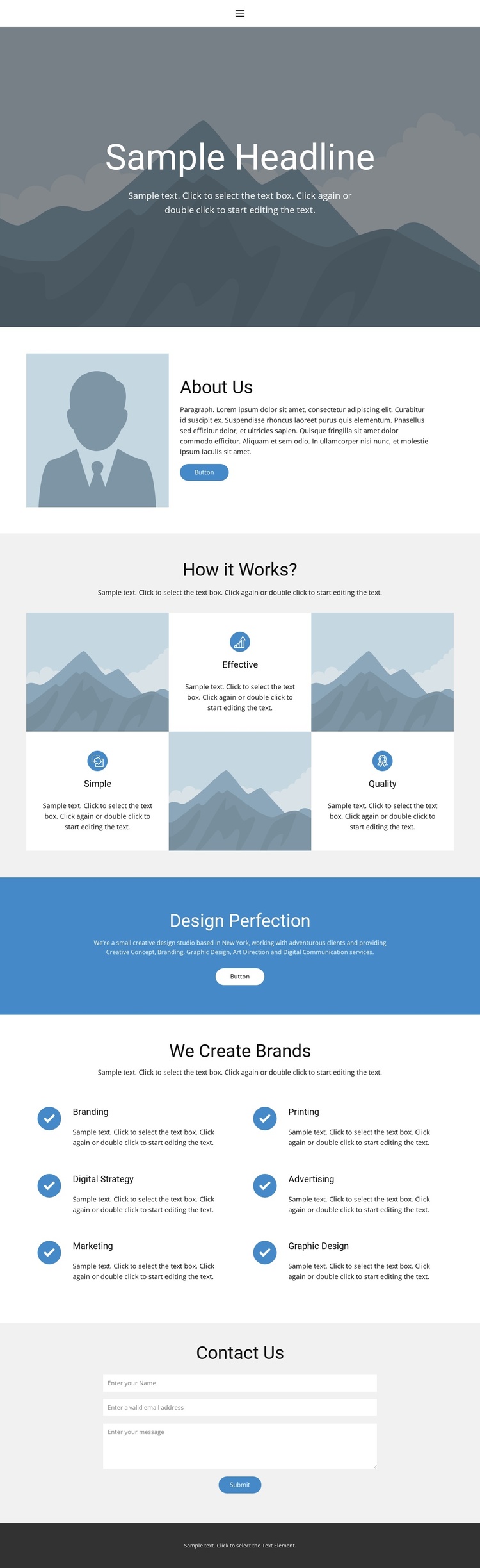 About us 1 Joomla Template