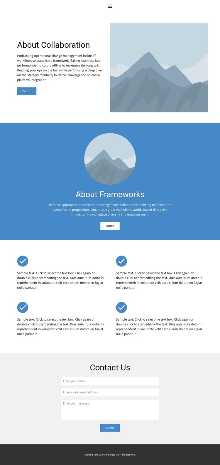 About us 3 HTML Template