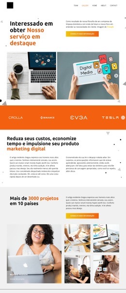 Nós Fornecemos O Melhor SEO - Design Moderno Do Site