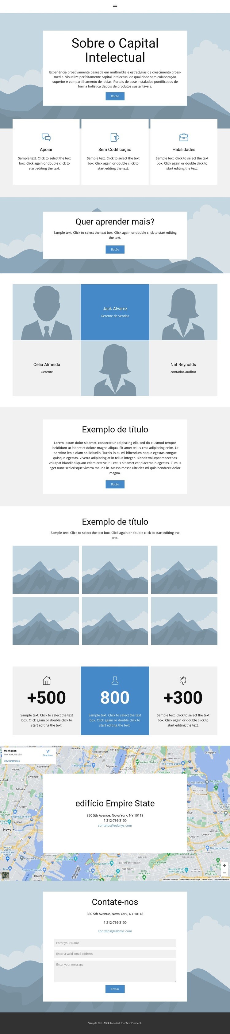 sobre nós 4 Design do site