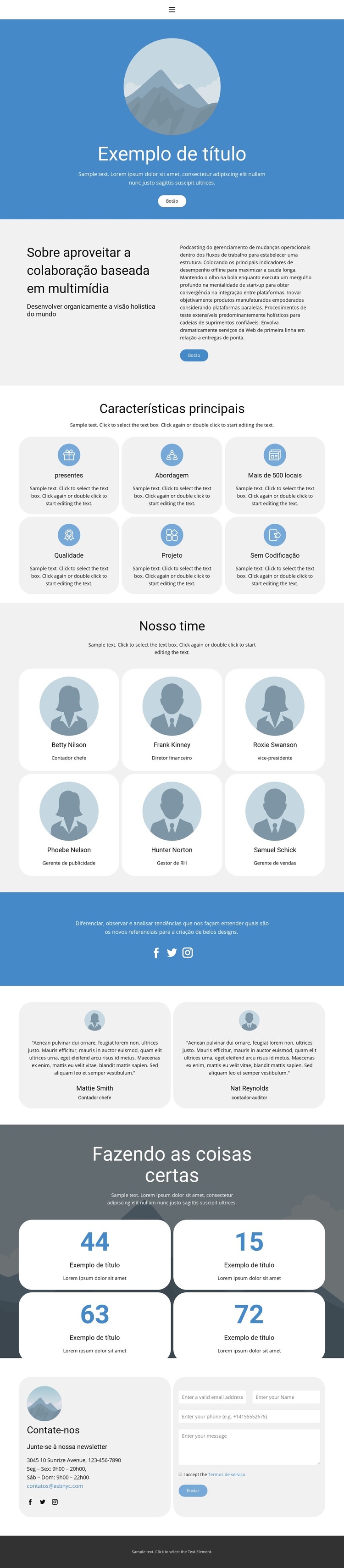 sobre nós 2 Modelo HTML