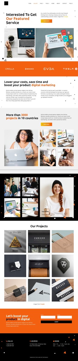 The best partners - WordPress Theme by Nicepage