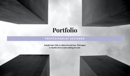 Responzivní Webová Šablona Pro Inženýrské Portfolio