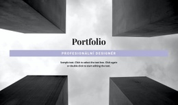 Inženýrské Portfolio Bezplatná Šablona