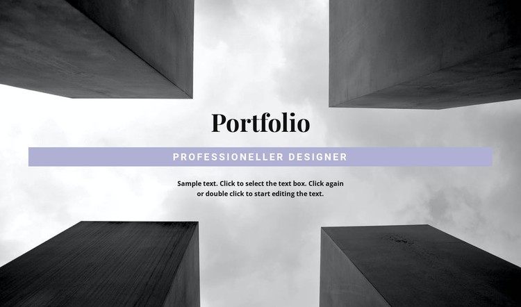 Ingenieurportfolio CSS-Vorlage