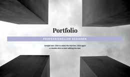 Ingenieurportfolio - HTML-Vorlagencode