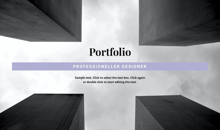 Ingenieurportfolio HTML Website Builder