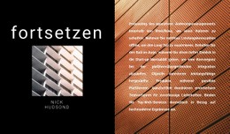 Entwurf Des Architekten - Leere HTML5-Vorlage