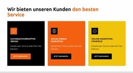 Zeit & Aufwand - Kostenloses Website-Design