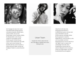 Dreier-Team – Fertiges Website-Design