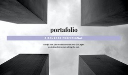 Plantilla Web Adaptable Para Portafolio De Ingenieros