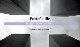Portefeuille D'Ingénieurs - Maquette De Site Web De Fonctionnalités