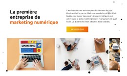 Premier Processus De Travail Modèle De Site Web CSS
