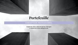 Portefeuille D'Ingénieurs Modèle Gratuit