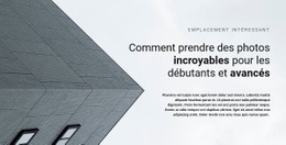 Modèle D'Une Page Pour Début De Chantier