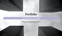 Engineer Portfolio - HTML Template Code