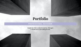 Mérnöki Portfólió - Design HTML Page Online