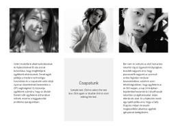 Háromfős Csapat - Ingyenesen Letölthető Weboldal Tervezés