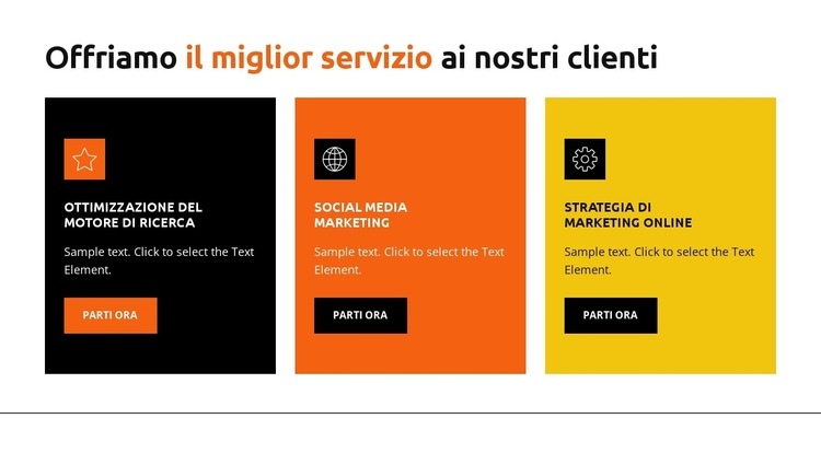 Tempo e fatica Modelli di Website Builder