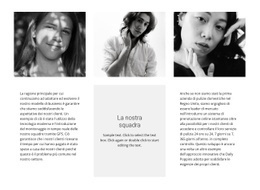 Squadra Di Tre - Design Del Sito Web Scaricabile Gratuitamente