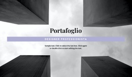 Modello Web Reattivo Per Portfolio Ingegneri