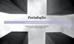 Portfolio Ingegneri Modello Gratuito