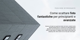 Inizio Della Costruzione: Modello HTML5 Di Facile Utilizzo