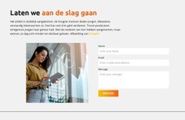 Premium Landingspagina Voor Toegewijd Teamlid