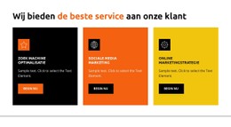 Tijd En Moeite Responsieve CSS-Sjabloon