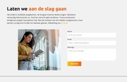 Toegewijd Teamlid - HTML-Sjabloon