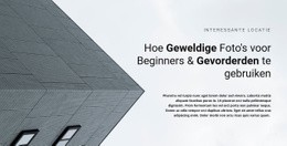 Start Van De Bouw - Eenvoudig Te Gebruiken HTML5-Sjabloon