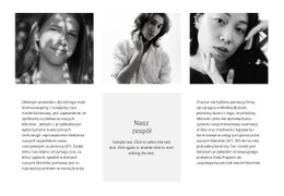 Trzyosobowy Zespół Darmowy Szablon Strony Internetowej CSS