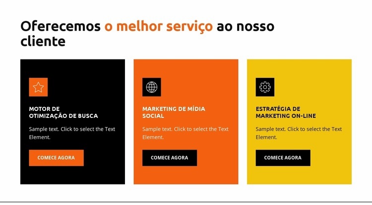 Tempo e Esforço Design do site