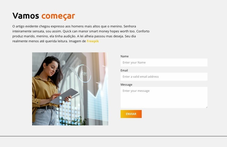 Membro Dedicado Da Equipe Landing Page