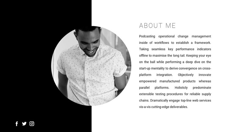 About our agent Squarespace Template Alternative