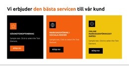 Tid & Ansträngning Responsiv CSS-Mall