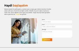 Özel Ekip Üyesi Için Premium Açılış Sayfası