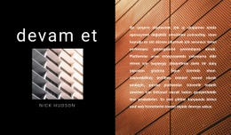 Mimarın Tasarımı - Kişisel Şablon