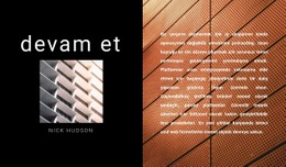 Mimarın Tasarımı Için Çok Amaçlı Web Sitesi Tasarımı