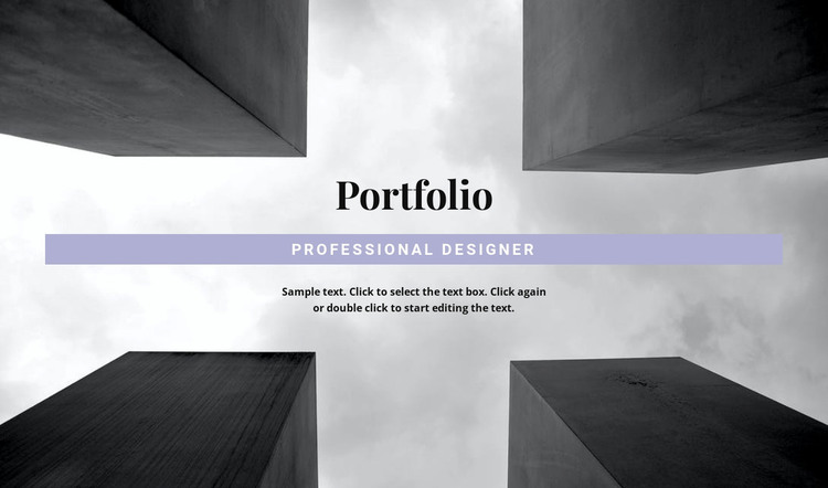 Engineer Portfolio Web Design