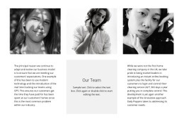 Team Of Three - Ready Website Theme