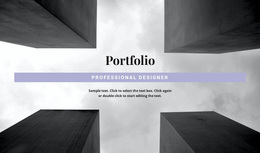 Engineer Portfolio - Simple Design