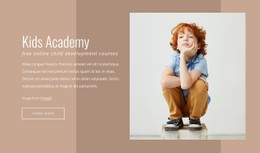 Kids Academy Ecommerce Website