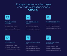 Mejor Diseño De Página De Destino Para Alojamiento De Funciones Gratuitas