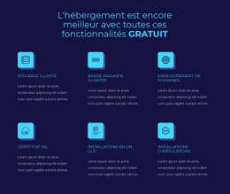 Hébergement De Fonctionnalités Gratuites - Créateur De Sites Web Réactifs