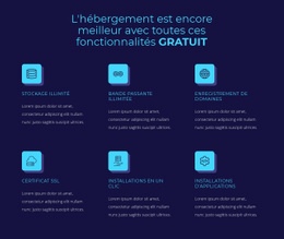 Meilleure Conception De Page De Destination Pour Hébergement De Fonctionnalités Gratuites