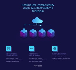 Funkcje Hostingu - Responsywny Szablon Jednostronicowy