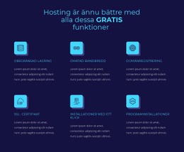 Gratis Värdfunktioner - Bootstrap-Mall