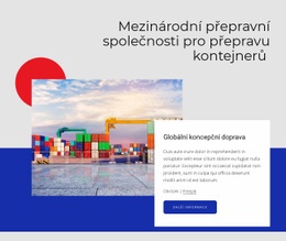 Mezinárodní Kontejnerové Přepravní Společnosti – Stažení Šablony HTML