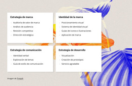 Estrategia De Marca: Plantilla De Página HTML